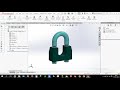 How to design Wire rope clamp in solidworks