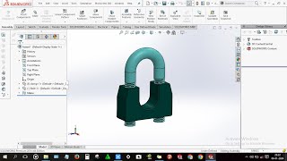 How to design Wire rope clamp in solidworks by Mr. CAD Designer 80 views 3 months ago 14 minutes, 40 seconds