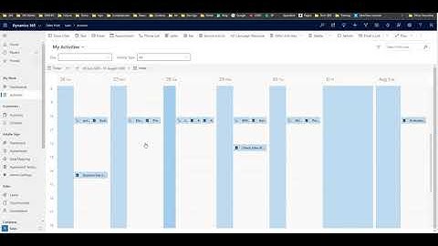 Dynamics CRM - Calendar and Kanban View