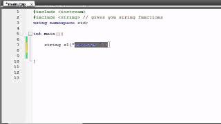 Buckys C++ Programming Tutorials - 71 - string Class and string Functions Buckys C++ Programming Tutorials - 71 - string Class and string Functions