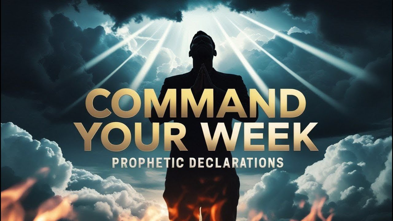 Command your week for victory, Prophetic declarations #prayer #jesus # ...