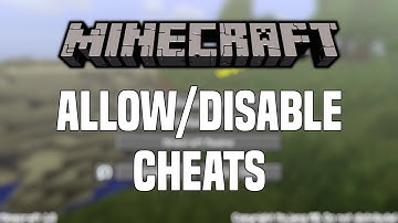 How To Allow/Disable Cheats Before Creating World In Minecraft | Tutorial