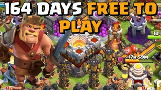 164 DAYS FREE TO PLAY IN 2025! | Zap Witches and Multiple Upgrades! | TH11 | Clash of Clans screenshot 4