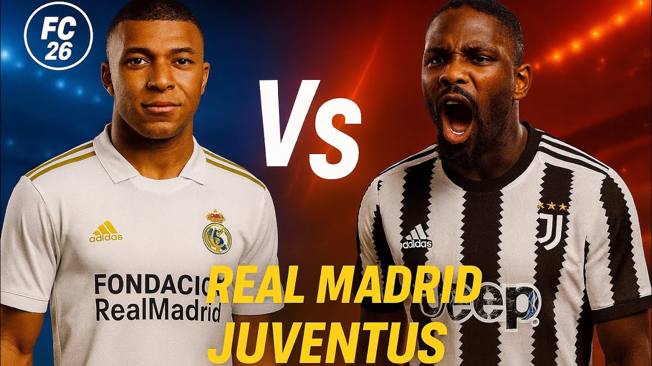EA SPORTS FC 26 - Real Madrid vs Juventus - Champions League Groupstage