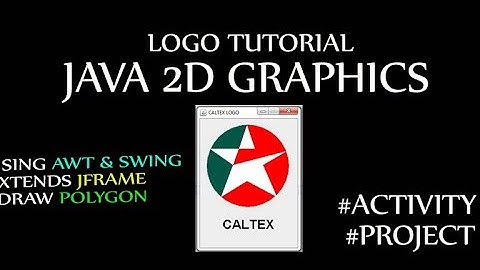 Java Graphics | Logo Tutorial | #Graphics #JFrame #Swing
