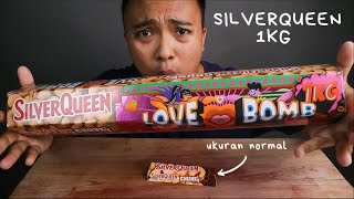GILA GEDE BANGET TANTANGAN MUKBANG SILVERQUEEN 1KG !!