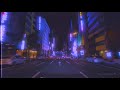 ☔️ [lofi] Driving at night through the streets of Tokyo 💤 for Sleep, Study, Work + VHS 90s visual