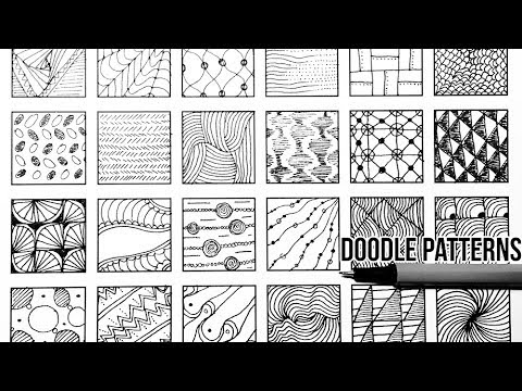 Cool Sketch Doodle Technique  Drawing a Random Pattern  YouTube