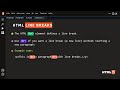 Line Break in HTML | BR Tag Explained with Examples (HTML5 Tutorial)