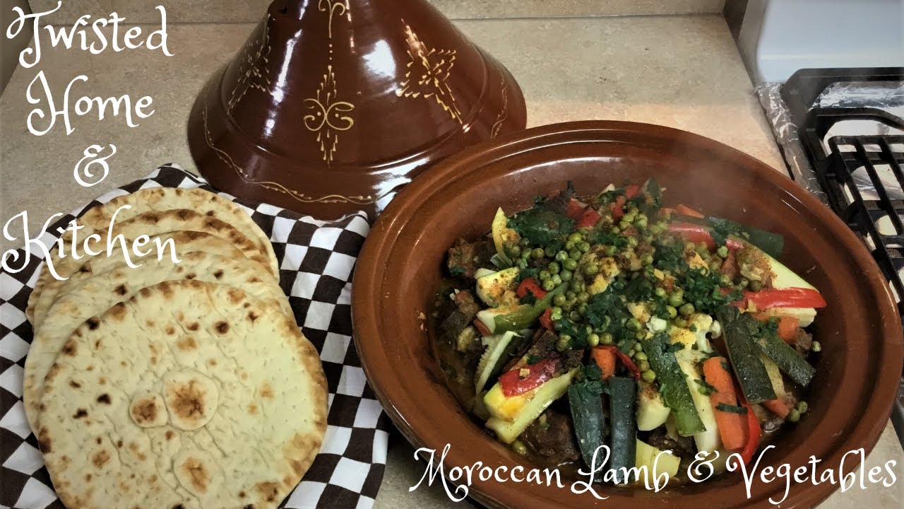 Moroccan Lamb And Vegetables/ Lamb And Vegetables Tagine/ Clay Pot Lamb
