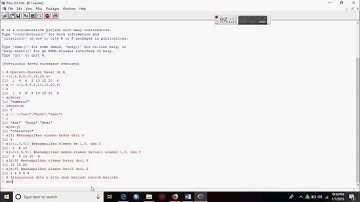 Operasi Dasar Pada Program R