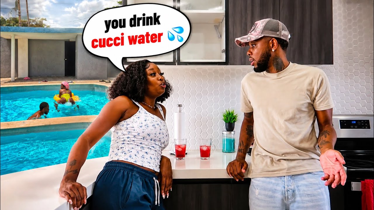 Telling My Bf He Drank Cucci Water In The Pool💦
