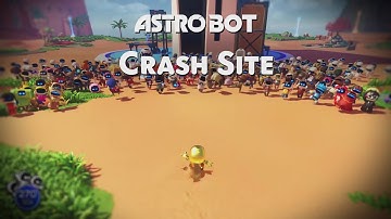Astro Bot // Crash Site // 100% Walkthrough // All Bots & Puzzle Pieces // Achievements