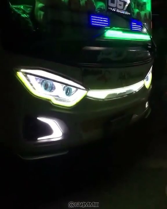 Cinematic bus po haryanto full strobo||dj kanan kiri