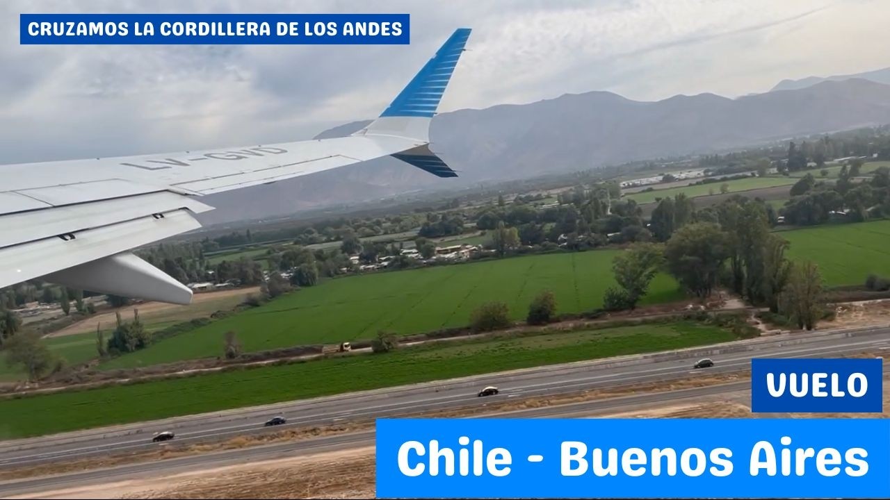 B737MAX. Vuelo Chile - Buenos Aires / Cruce de la Cordillera de los Andes. Por Aerolíneas Argetninas