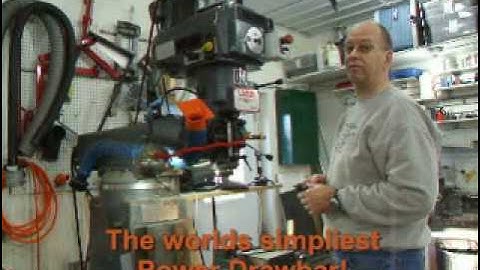 The Worlds Simplest Vertical Mill Power Drawbar