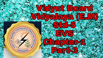 244.Std-5,EVS,Chapter-1,Part-3 | Vidyut Board Vidyalaya | BHAGYESH THAKKAR