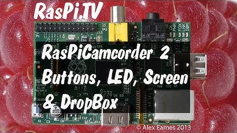 RasPiCamcorder 2 - The Raspberry Pi based Camcorder with Bluetooth & DropBox