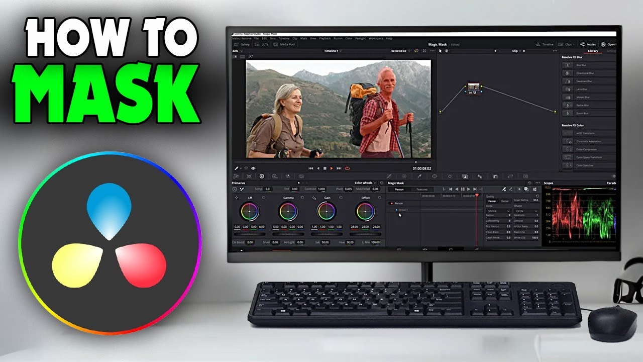 Как создать маску в DaVinci Resolve (2026)