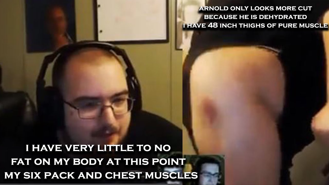 WIngsOfRedemption Thinks He Has Bigger Muscles Than Arnold Schwarzenegger Gym Talk