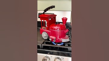 Thumbnail of Vintage steam driven train kettle/pot. Kamenstein World of Motion - locomotive engine