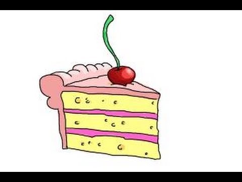 Featured image of post Slice Of Cake Drawing For Kids
