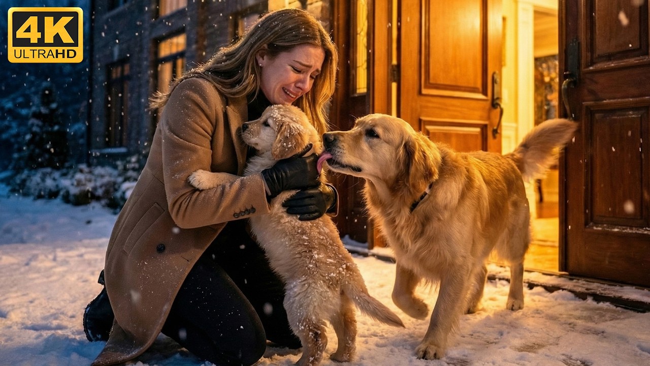 She Rescued The Whole Golden Family But Gave One Puppy Away. The Reunion Will Make You Cry