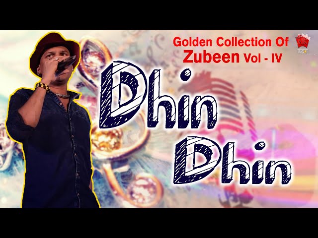 DHIN DHIN | GOLDEN COLLECTION OF ZUBEEN GARG | ASSAMESE LYRICAL VIDEO SONG | ABHIMANI MON class=