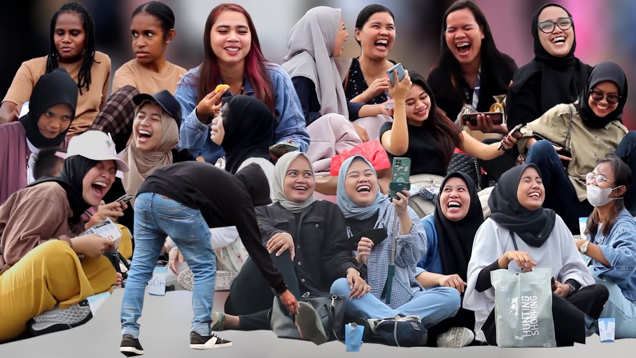 SEMUA UKHTI CANTIK TERTAWA NGAKAK PAS DIPRANK JADI PEMINTA-MINTA.