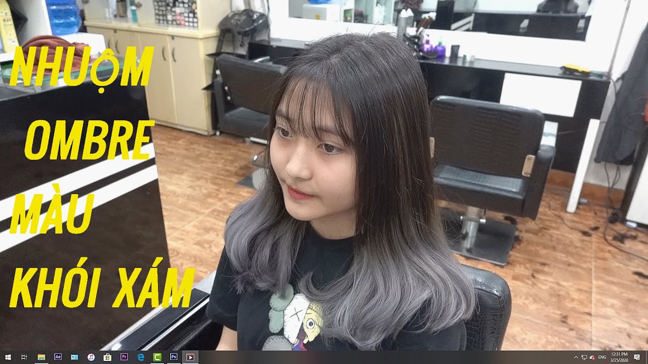 Dạy nhuộm tóc, hướng dẫn nhuộm kiểu tóc Ombre / Tẩy tóc và nhuộm màu khói. | Tất tần tật các nội dung về toc ombre chuẩn nhất