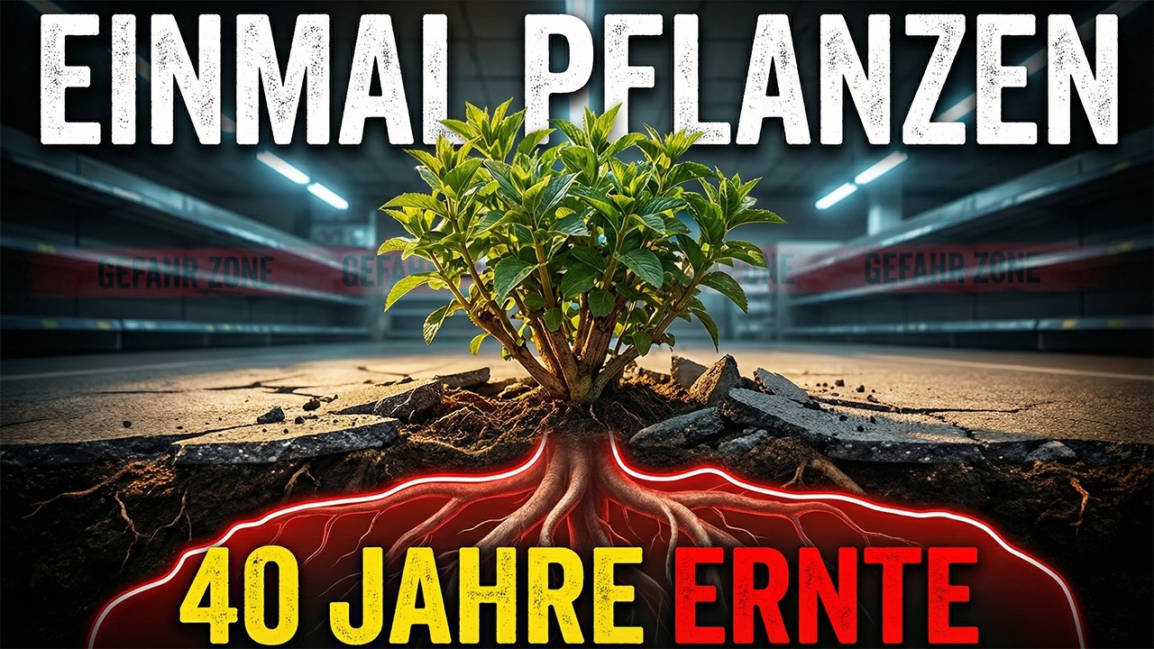 VERBOTEN seit 1986 — die Pflanze, die dich 40 Jahre ernährt und Supermärkte ersetzt