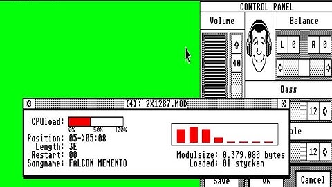 FALCON MEMENTO - 4 channels Protracker module recorded from ATARI STe