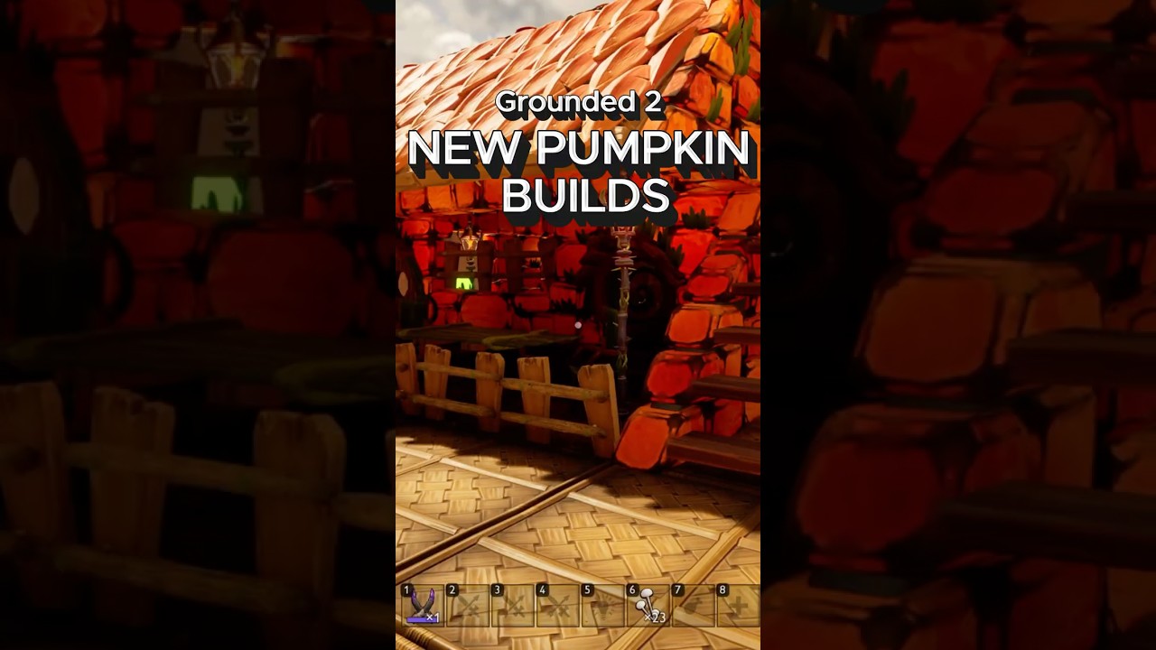 Новые постройки из тыкв в Grounded 2 