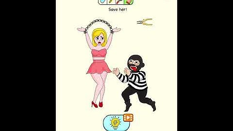 Delete Puzzle Erase Her: Save Her Gameplay #Shorts #sssbgames