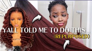 😱😱😱 WIG GAME CHANGER! | Upcycled Wig Transformation (You Got Wigs At The House) 👑 | MARY K. BELLA