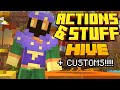 ⭐ Playing with Actions and Stuff! Custom Servers, join up (Sky/bed/1v1/etc)