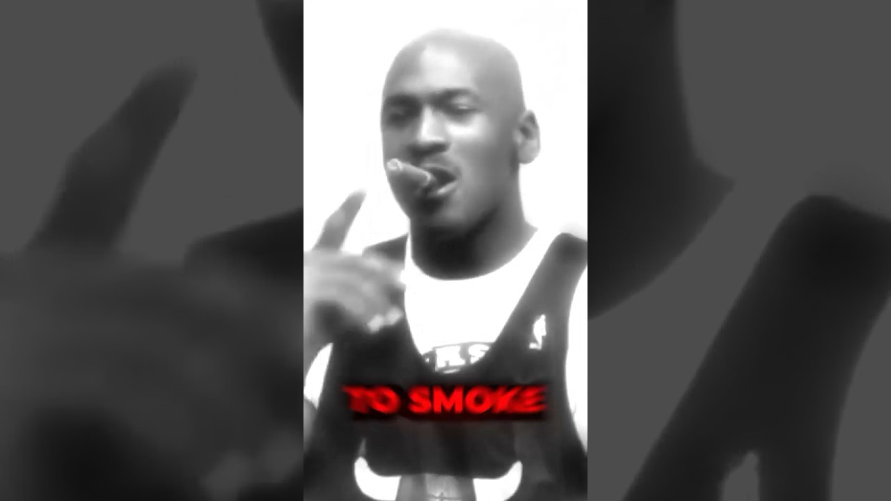Michael Jordan Loved to smoke..#shorts #viral #nba