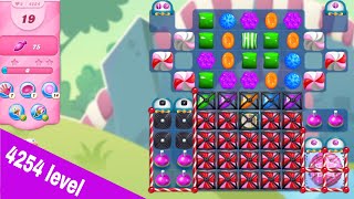 Clear 75 fish jelly with power pop || Candy crush Saga level 4254 || screenshot 4