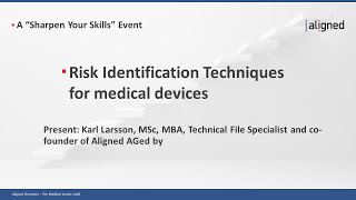 Risk Identification Techniques for medical devices Net Worth