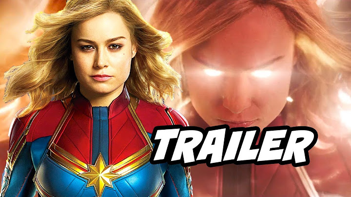 Captain Marvel Trailer - New Footage and Secret Villain Theory