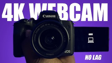 How to Use Canon Camera As Webcam Without Capture Card/No delay/No Lag | Canon M50 Mark ii