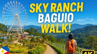 Walking Tour Of Sky Ranch Baguio   Stunning Mountain Views  Rides In The Philippines 4k