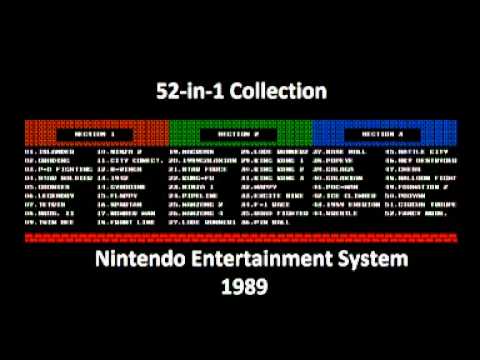 52 In 1 Collection NES Music Mappy Stage Theme 