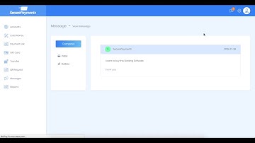 Virtual Bank Script - Secure Paymentz - Bank Messages System