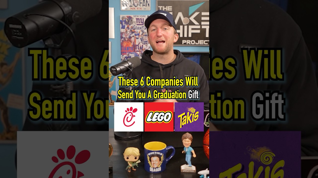 Six Companies That Will Send You A Graduation Gift! #shorts #gift #graduation #school #legos