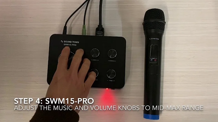 Sound Town SWM15-PRO™ Karaoke Mixer System | How to connect to a smart TV, soundbar, or receiver. - DayDayNews