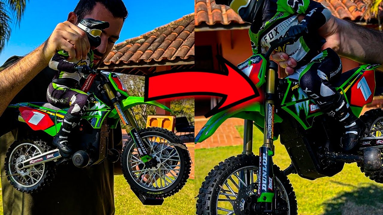 Comprei a motocross de brinquedo mais RÁPIDA do mundo! 🏍️