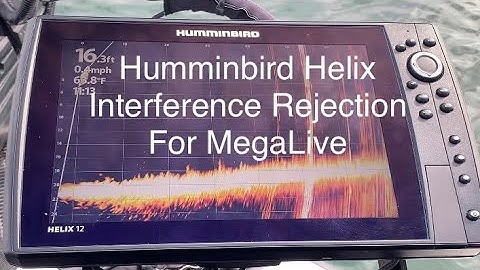 Humminbird Helix MegaLive Interference Rejection