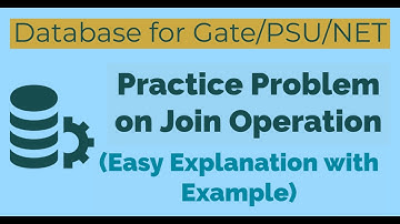 32.2 Join Queries in Relational Algebra | Database for GATE/NET/PSU
