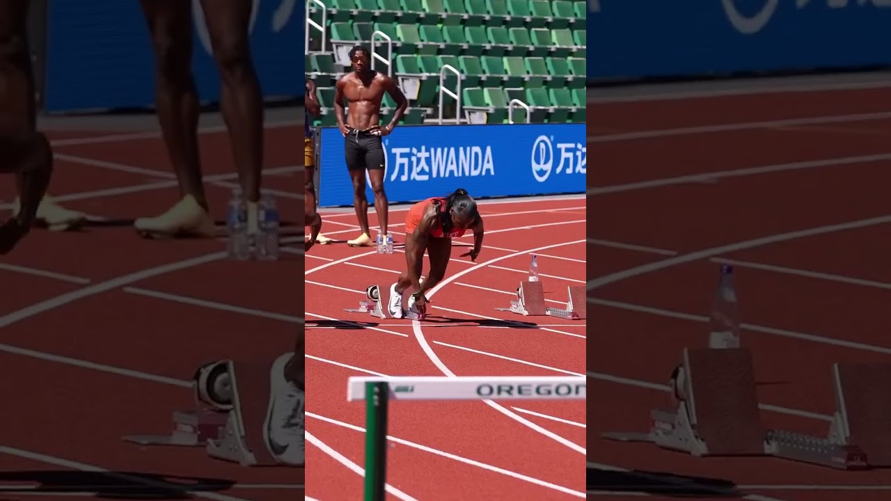 Sha’Carri is back in pursuit of her second Prefontaine title 💎 #usatf #track #shacarri #athletics